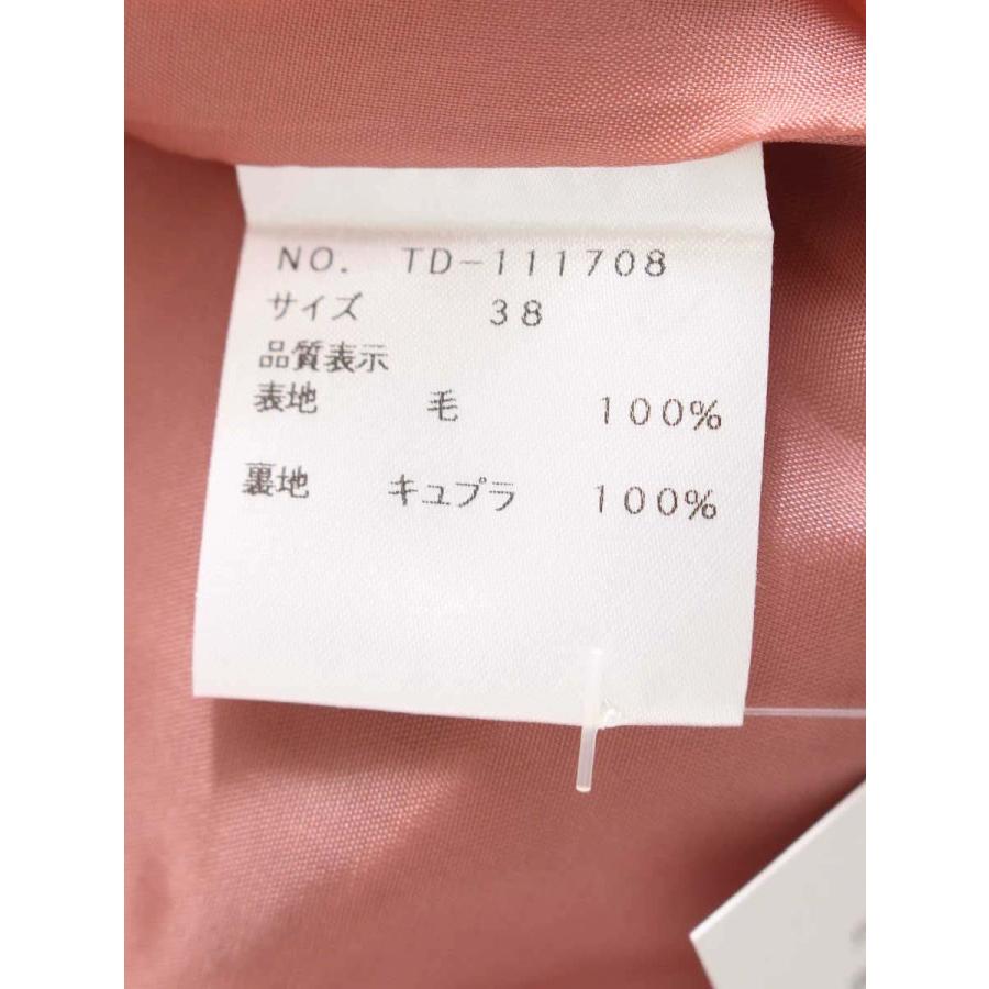 エムズグレイシー 111708 ワンピース 38 ピンク ギャザー パフスリーブ
