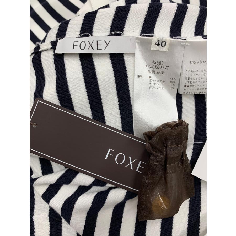 フォクシーブティック 43583 カーディガン 38 ホワイト cardigan RIVER