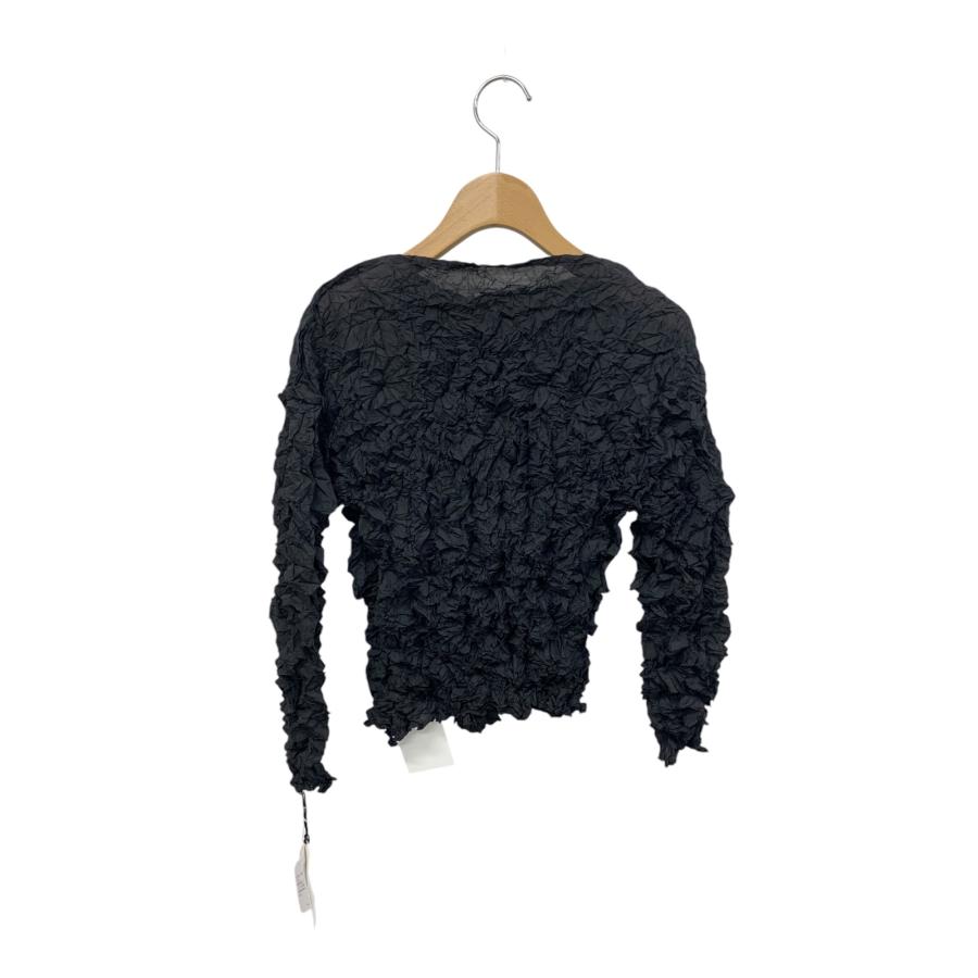 ミーイッセイミヤケ MERINGUE TOP MI44FO542 カーディガン ブラック