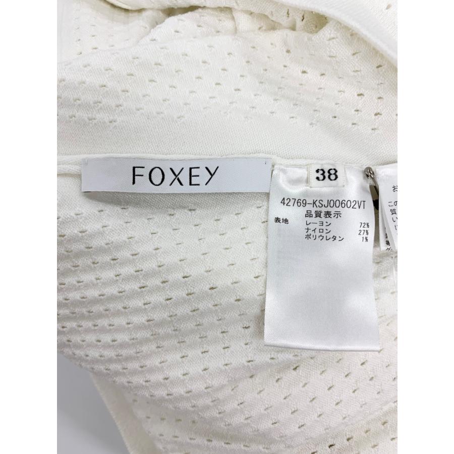 新品✨フォクシー Alessa Cardigan アレッサカーディガン 白 38 フォクシーブティック Alessa Cardigan 42769 カーディガン 38
