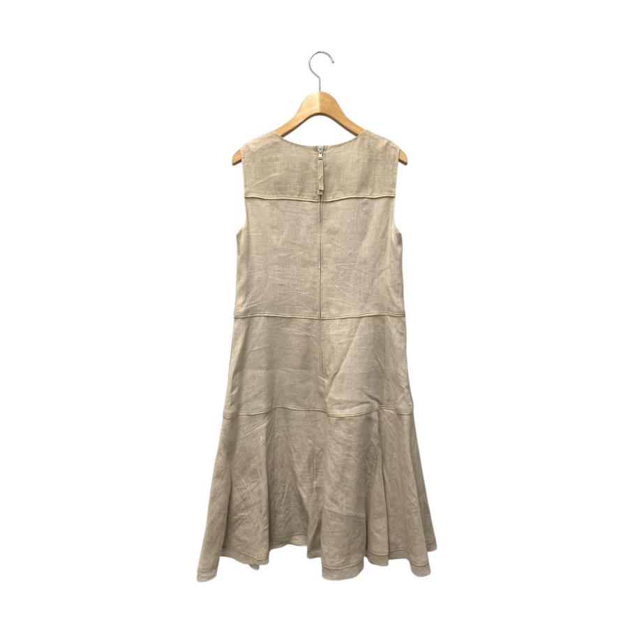 フォクシーブティック Dress Waltz 41958 ワンピース 40 ベージュ 麻