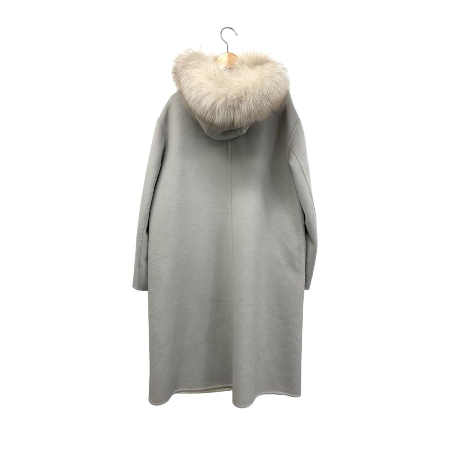 フォクシーブティック 40197 コート 40 グレー カシミヤロングコート 