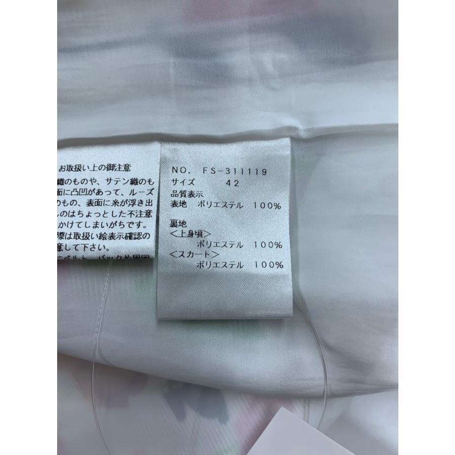 エムズグレイシー 311119 ワンピース 42 ホワイト 花 ITOIKLOD2Y49