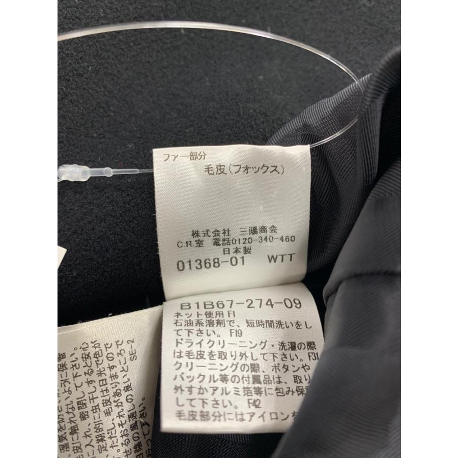 バーバリーロンドン B1B67-274-09 コート 38 ブラック カシミヤ ウール