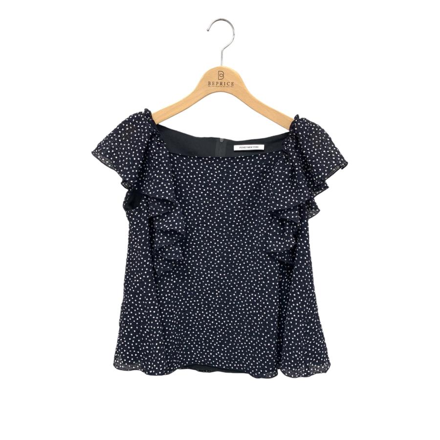 フォクシーニューヨーク Blouse Papillon 44656 38 ネイビー 