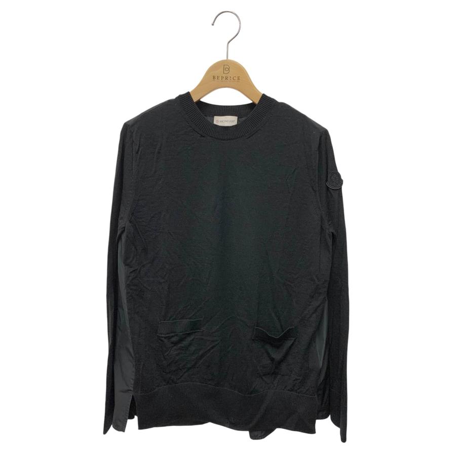 ［新品同様］モンクレール　ニット　ブラック　S モンクレール(MONCLER)モンクレール ニット 衣料品 トップス