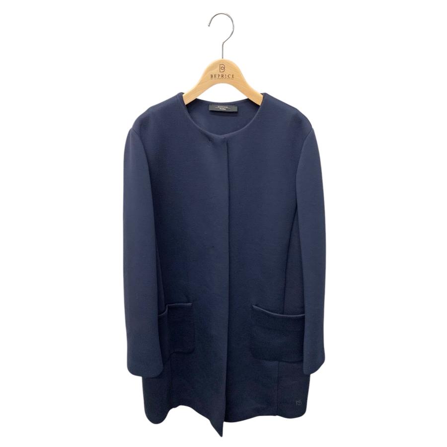 ウィークエンドマックスマーラ 59060109 コート M ネイビー ノーカラー