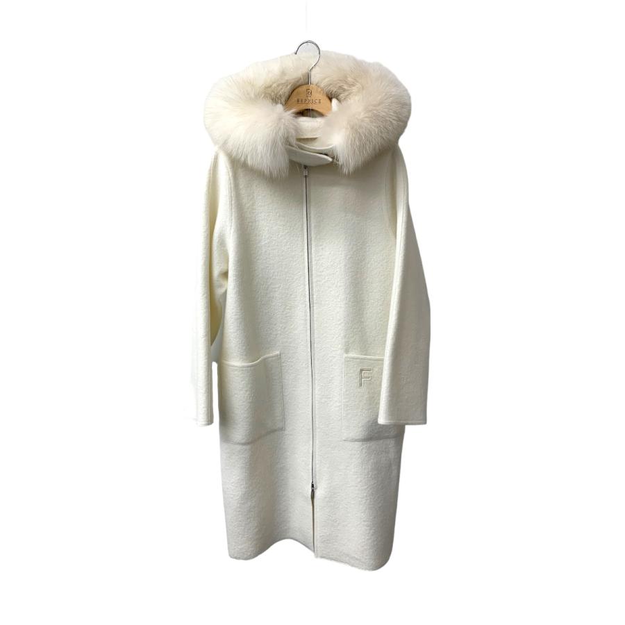 フォクシーブティック Knit Coat Marion 43913 コート F ホワイト
