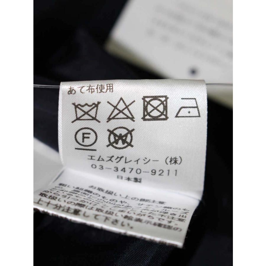 【未使用品】 エムズグレイシー　ワンピース　リボン　ジャガード　チェック　38 エムズグレイシー 311508 ワンピース 38 ブラック チェック