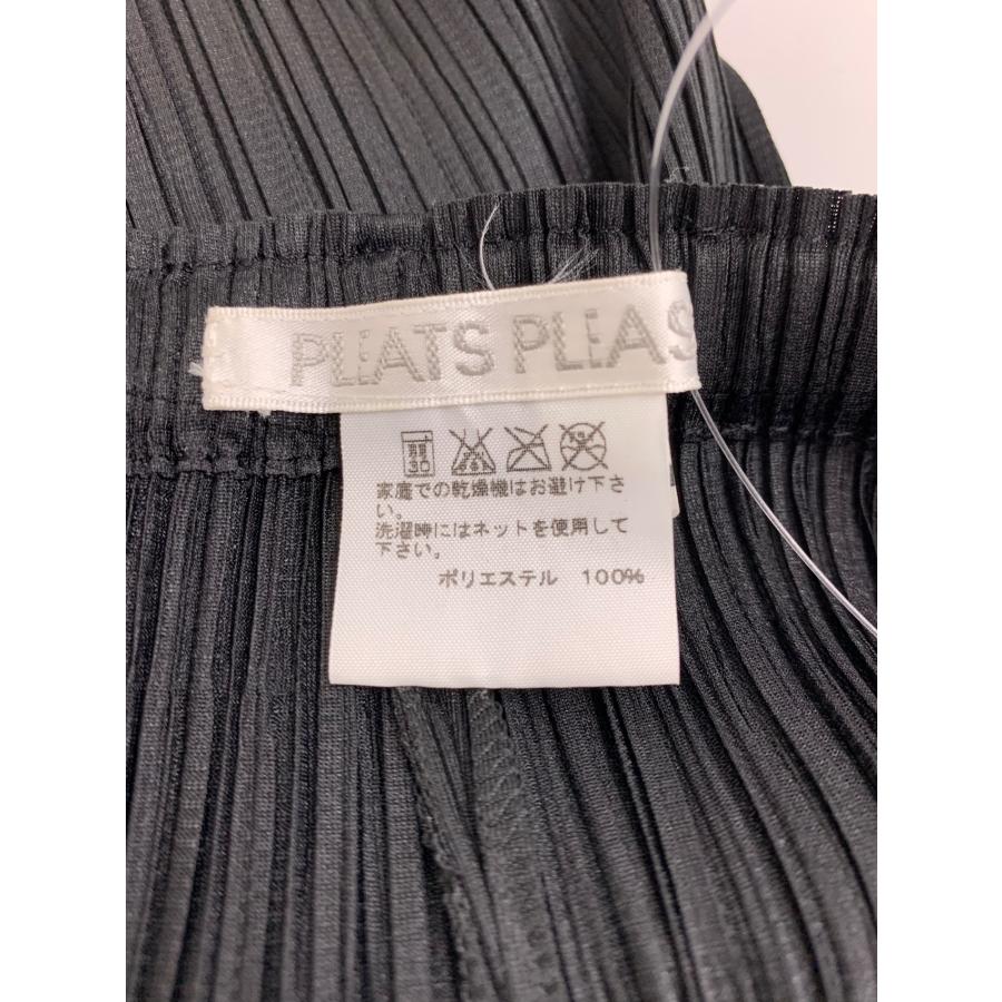 ■ 46298★年 プリーツプリーズ パンツ フラッフィー 1 ブラック PLEATS PLEASE(プリーツプリーズ) BASICS PANTS プリーツパンツ
