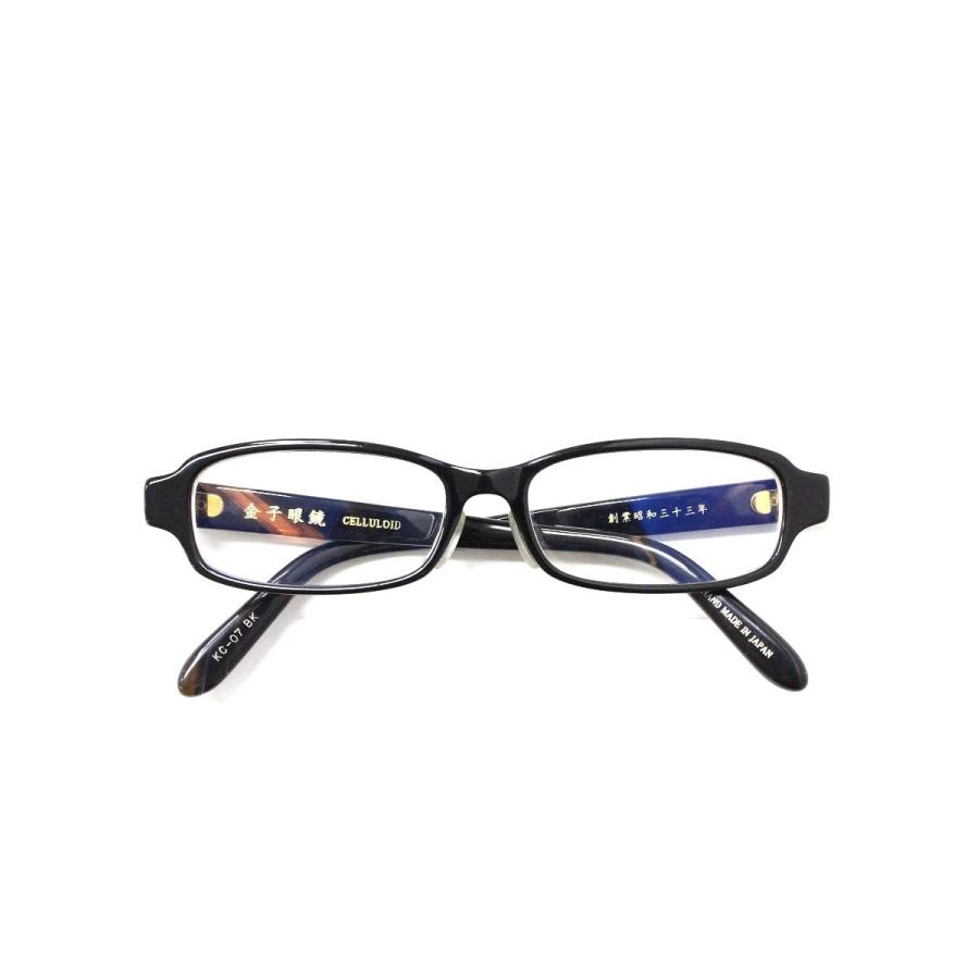 金子眼鏡 KC-07 メガネ ブラック セルロイドシリーズ ITPBWBNC49XS