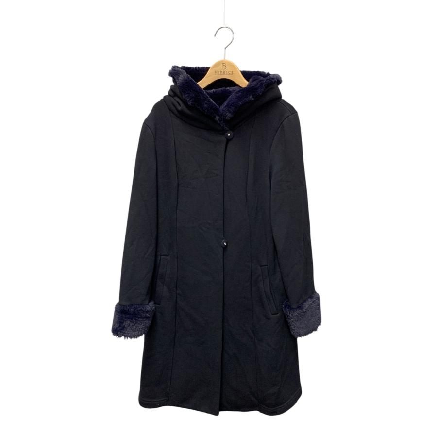 エムズグレイシー 724527 コート 40 ネイビー ボンバーヒート フード