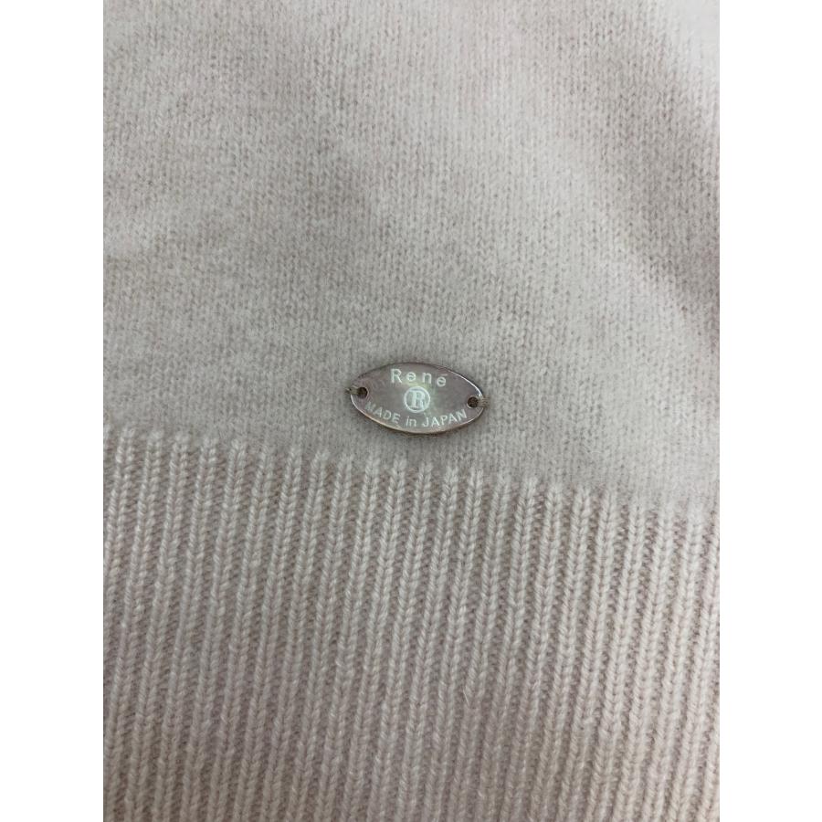 ルネ 6142090 カーディガン 36 ピンク カシミヤ パールボタン