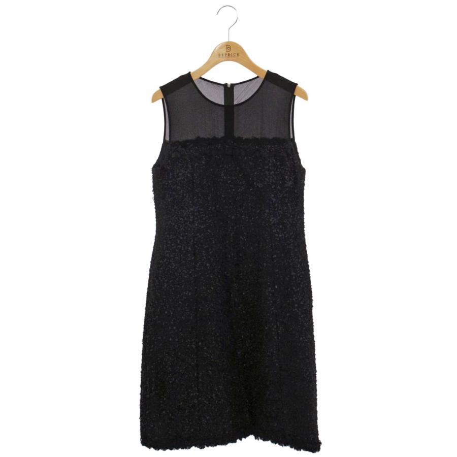 フォクシーブティック Classic Tweed 35558 ワンピース 38 ブラック 