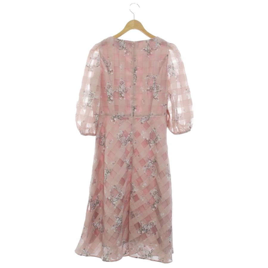 エムズグレイシー　ワンピース　40 ピンク系　フラワー エムズグレイシー 311121 ワンピース 40 ピンク フラワー