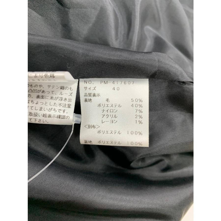 エムズグレイシー チェック柄 ラップ 417607 スカート 40 ブラック  