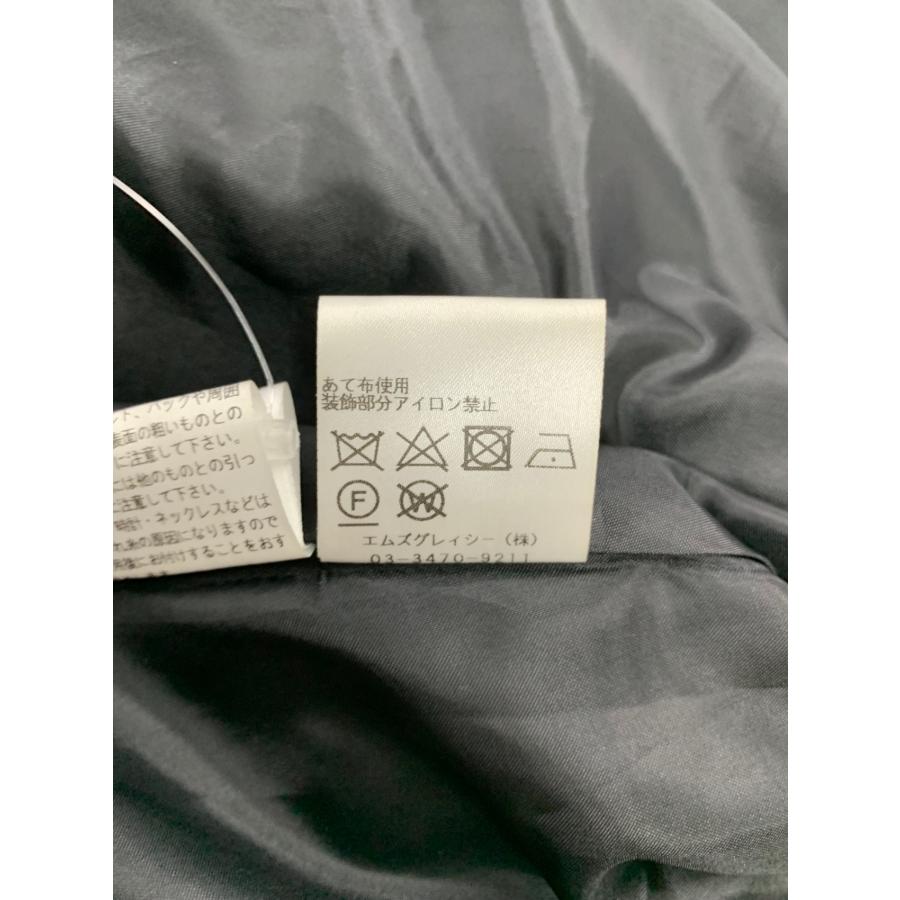 エムズグレイシー チェック柄 ラップ 417607 スカート 40 ブラック  