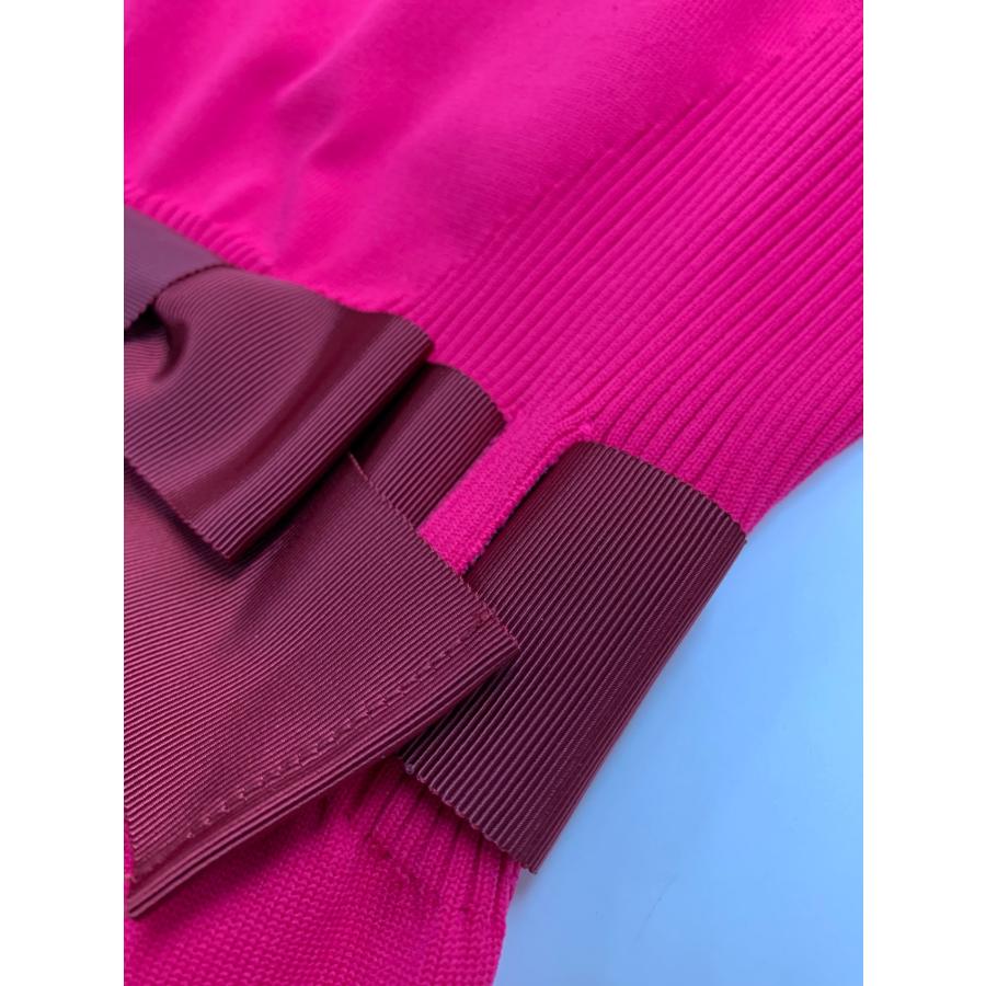 エムズグレイシー 218708 ニットワンピース ピンク ITPP65DYED0S