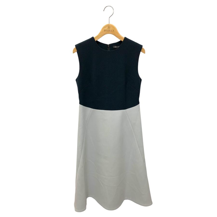 ヨーコチャン YCD-518-304 ワンピース 38 ネイビー バイカラー