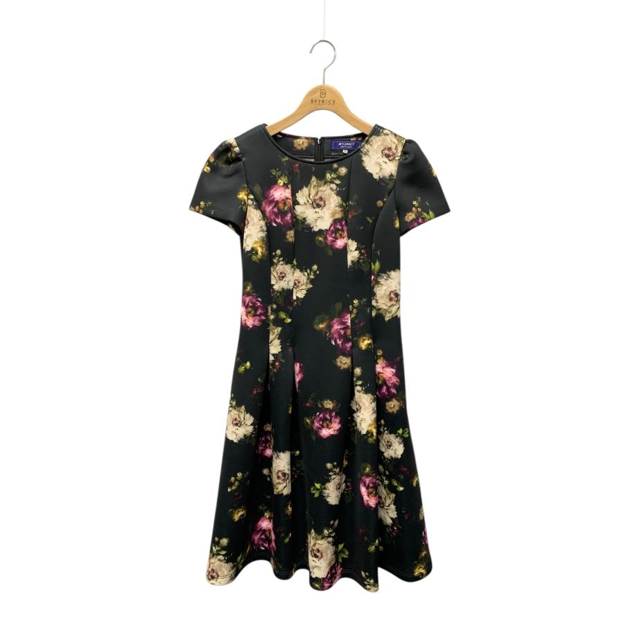 エムズグレイシー 節約 インクジェットフラワープリントドレス 111501