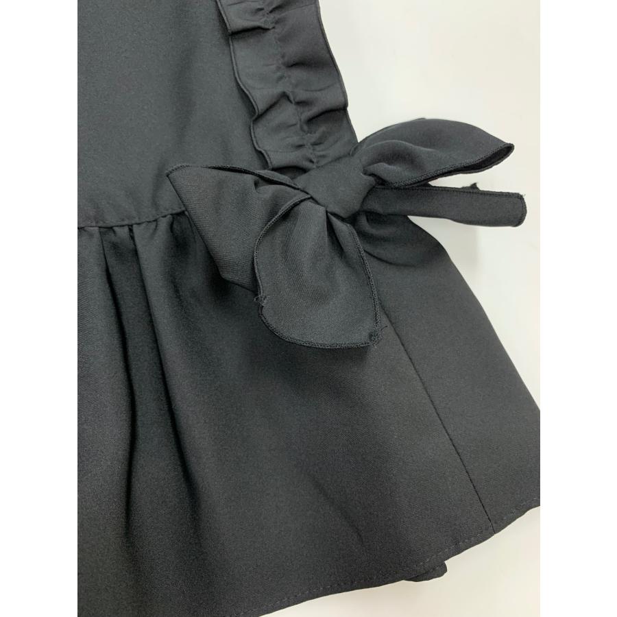 エムズグレイシー フリル・リボン付きタフタスカート 417531 38  