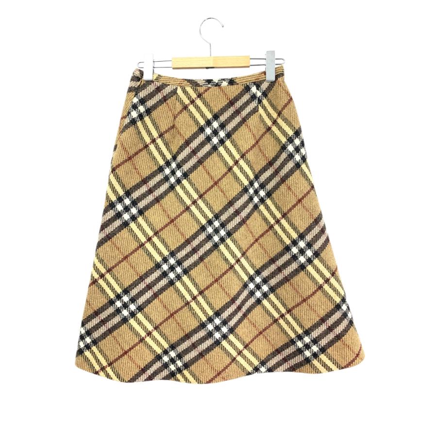 バーバリーブルーレーベル FXF01-800 スカート 38 ベージュ ノバ