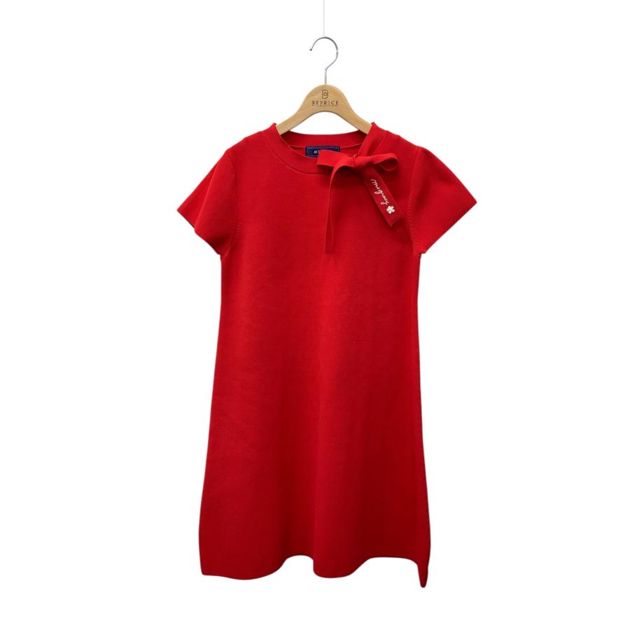 エムズグレイシー Tent Knit One-piece 918341 ワンピース 40 レッド