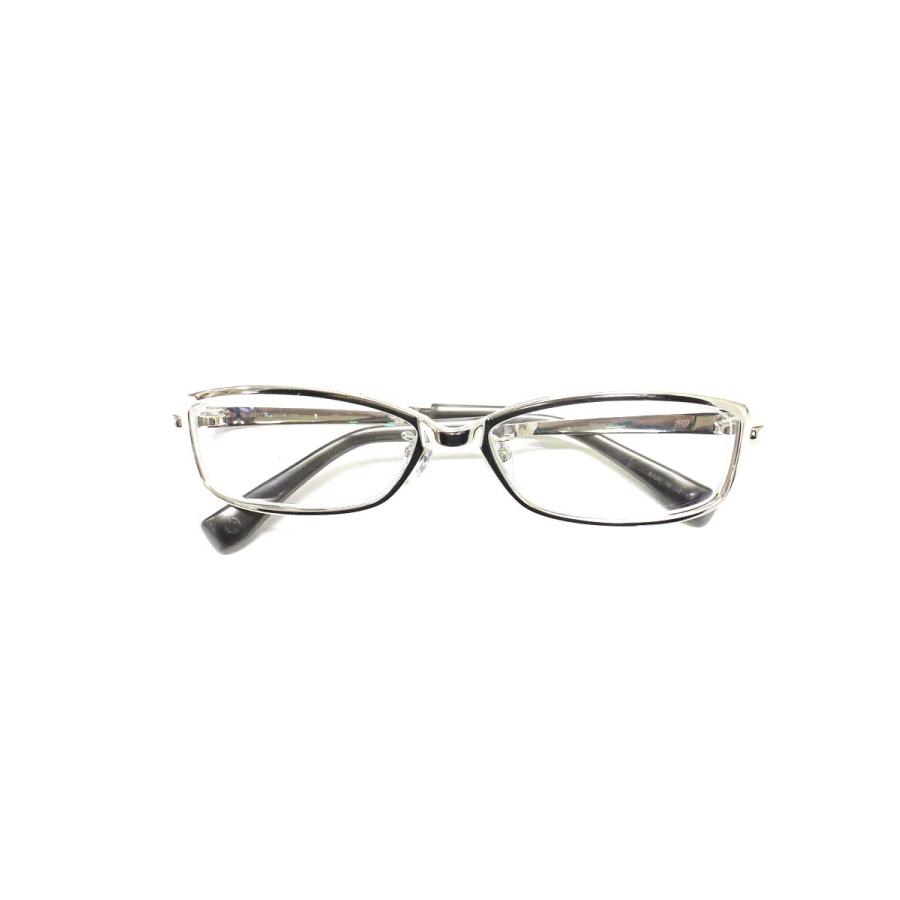 フォーナインズ S-821T メガネ シルバー チタンフレーム フルリム