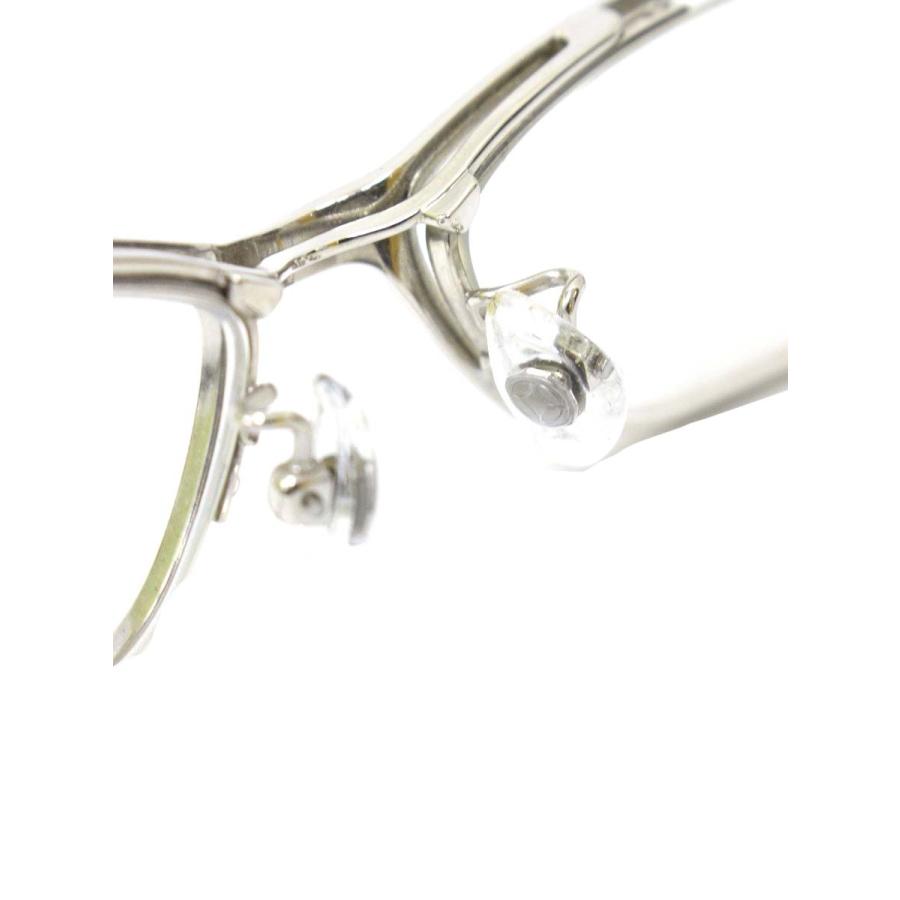 フォーナインズ S-821T メガネ シルバー チタンフレーム フルリム