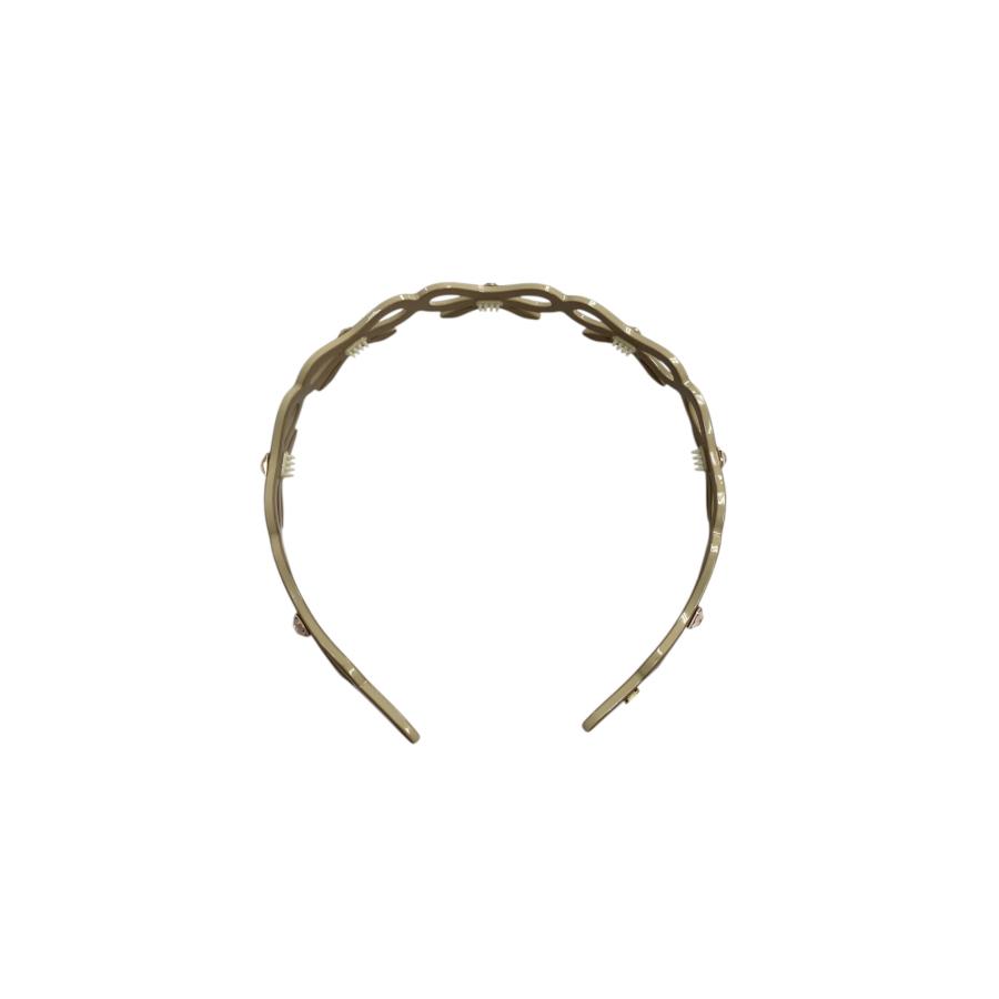 ♡アレクサンドルドゥパリ♡リボン カチューシャ ベージュ
