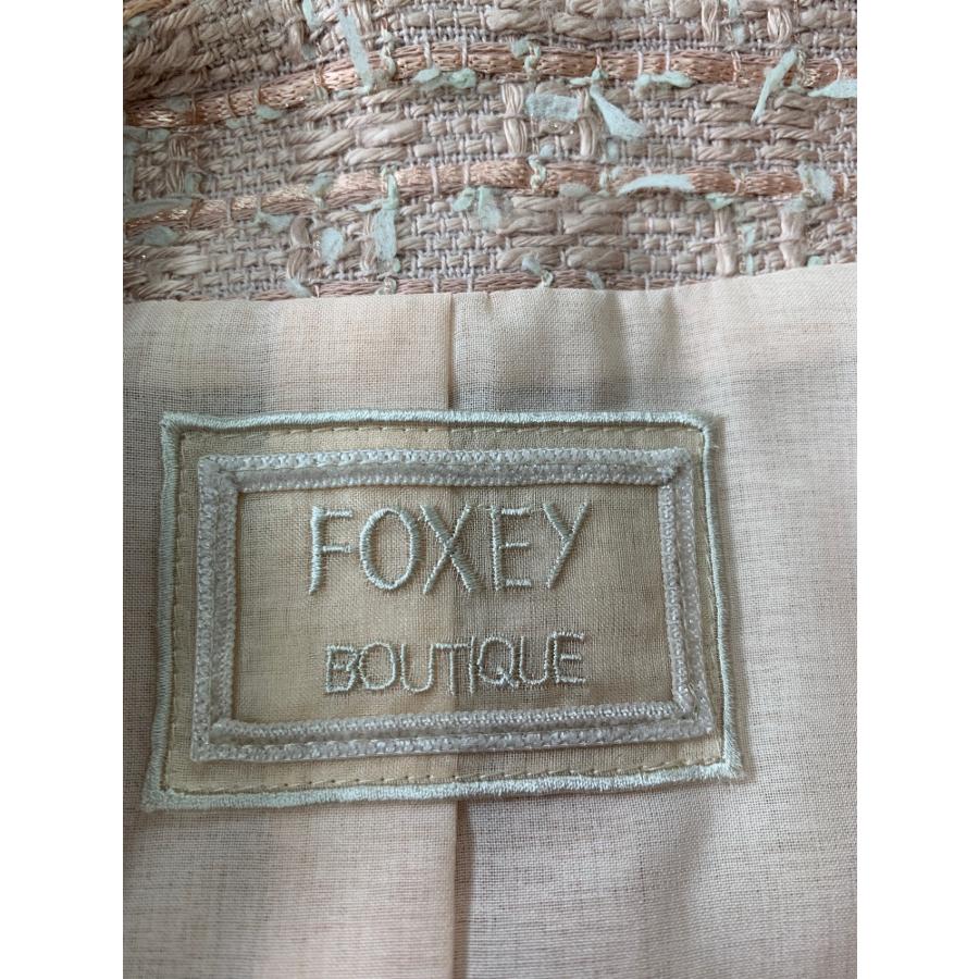 フォクシーブティック JACKET FIORE 43285 ノーカラージャケット