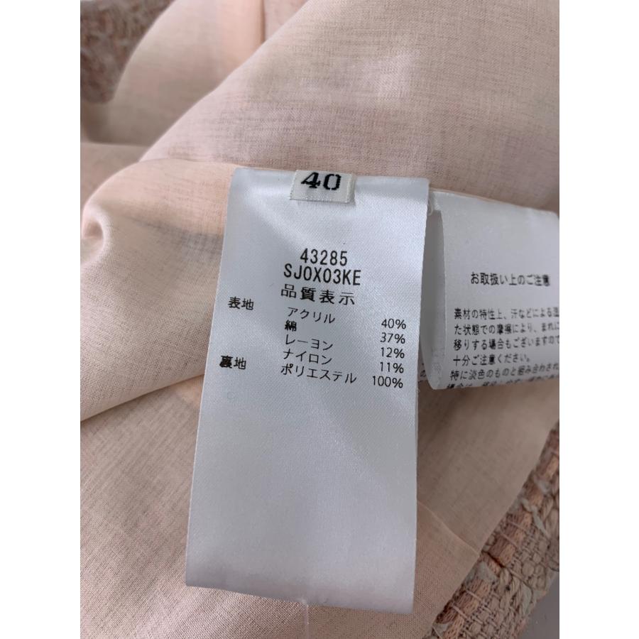 フォクシーブティック JACKET FIORE 43285 ノーカラージャケット 40