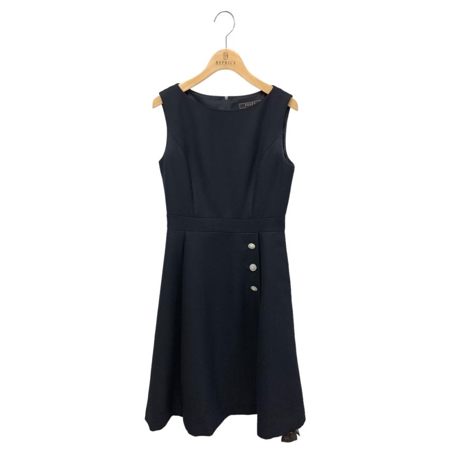 フォクシーブティック Dress Mond 42412 38 ネイビー ワンピース 