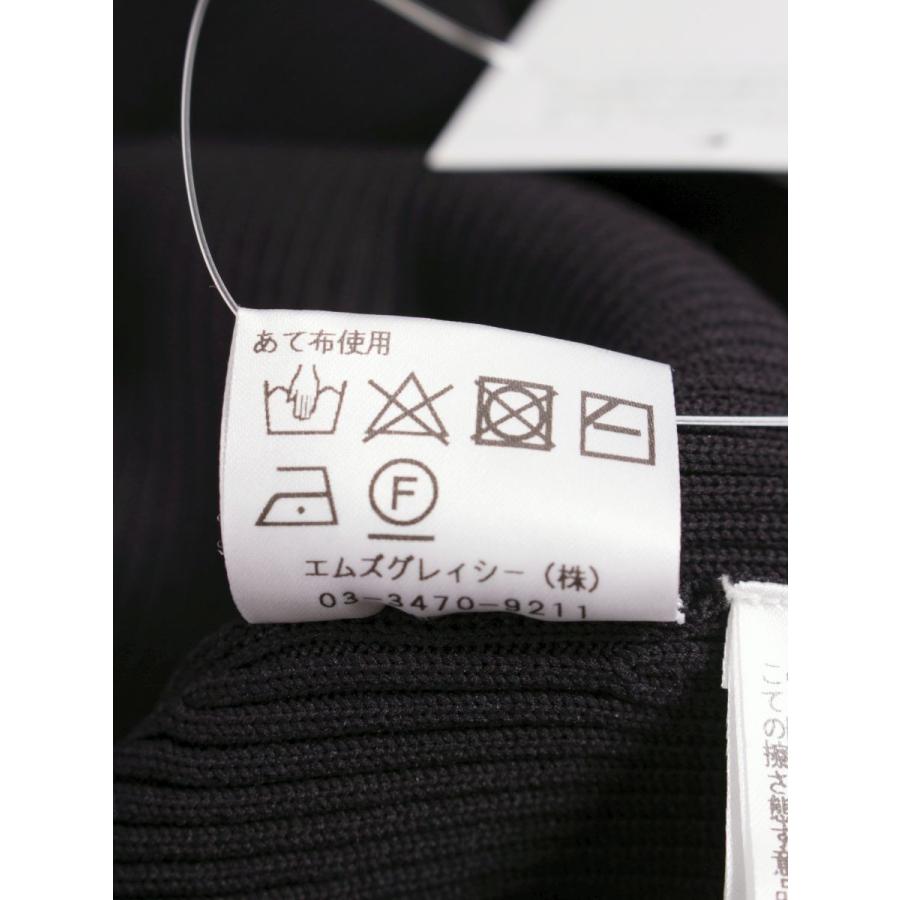 エムズグレイシー 218312 ニット 40 ブラック リボン ITR2KQGBLKCO