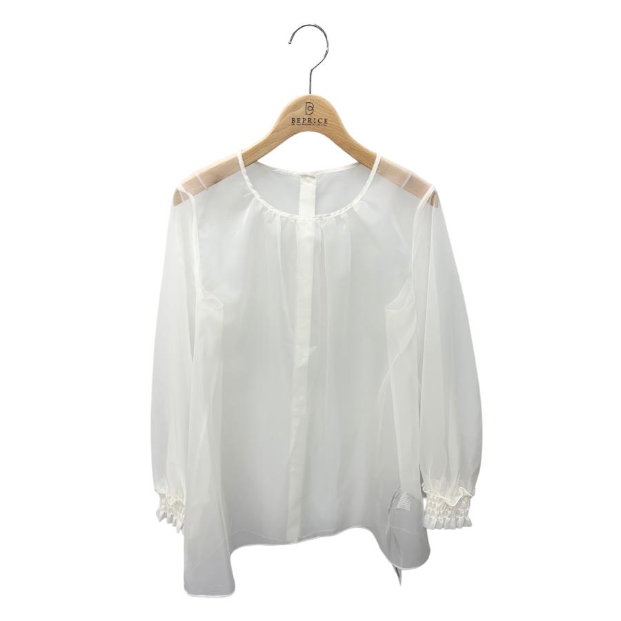ルネ 6431130 ブラウス 36 ホワイト シースルー ITR4RQPY8JQG  