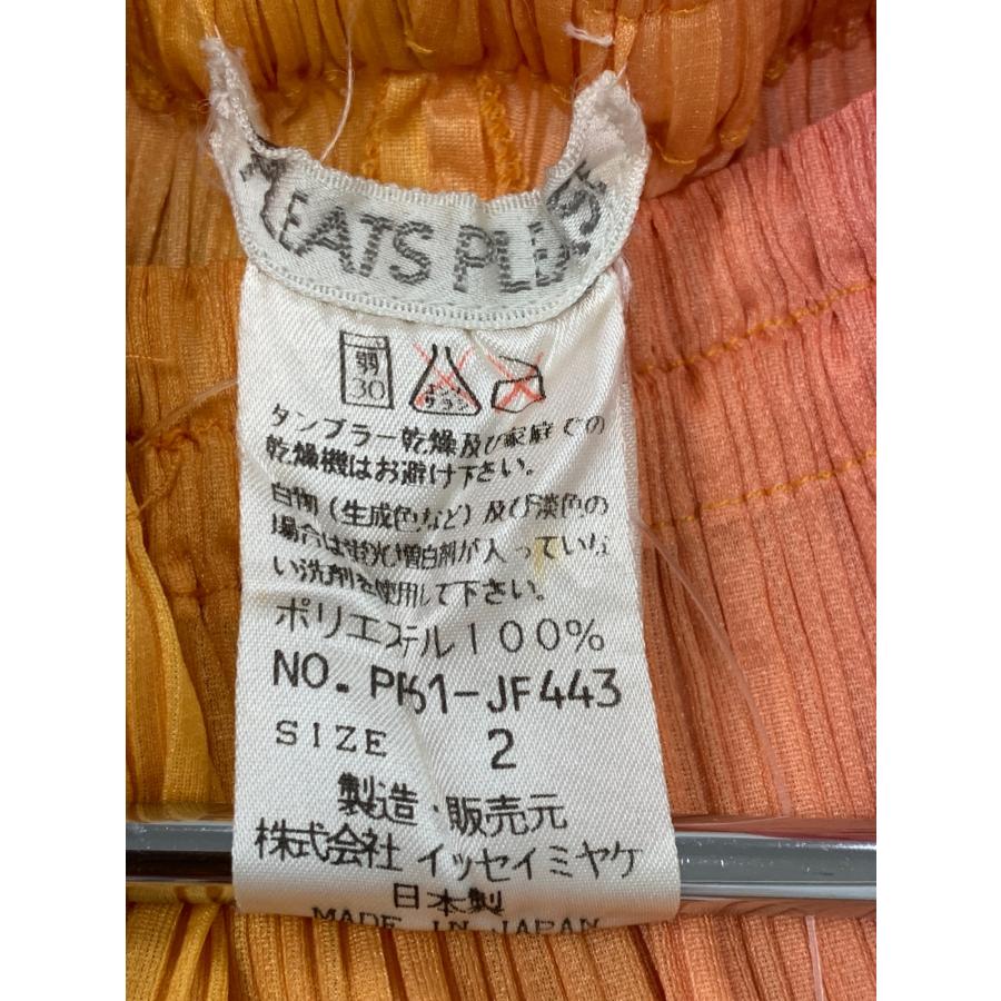 プリーツプリーズイッセイミヤケ PP61-JF643 パンツ 2 オレンジ