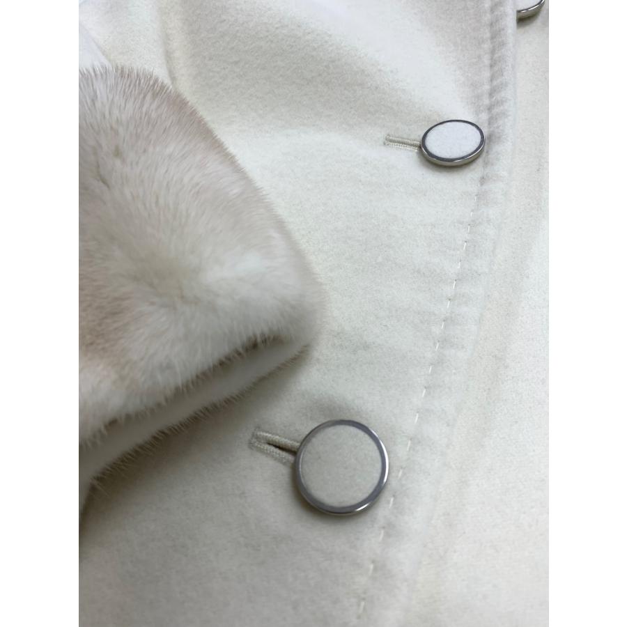 フォクシーブティック Coat Aria 43859 コート 40 ホワイト ミンク