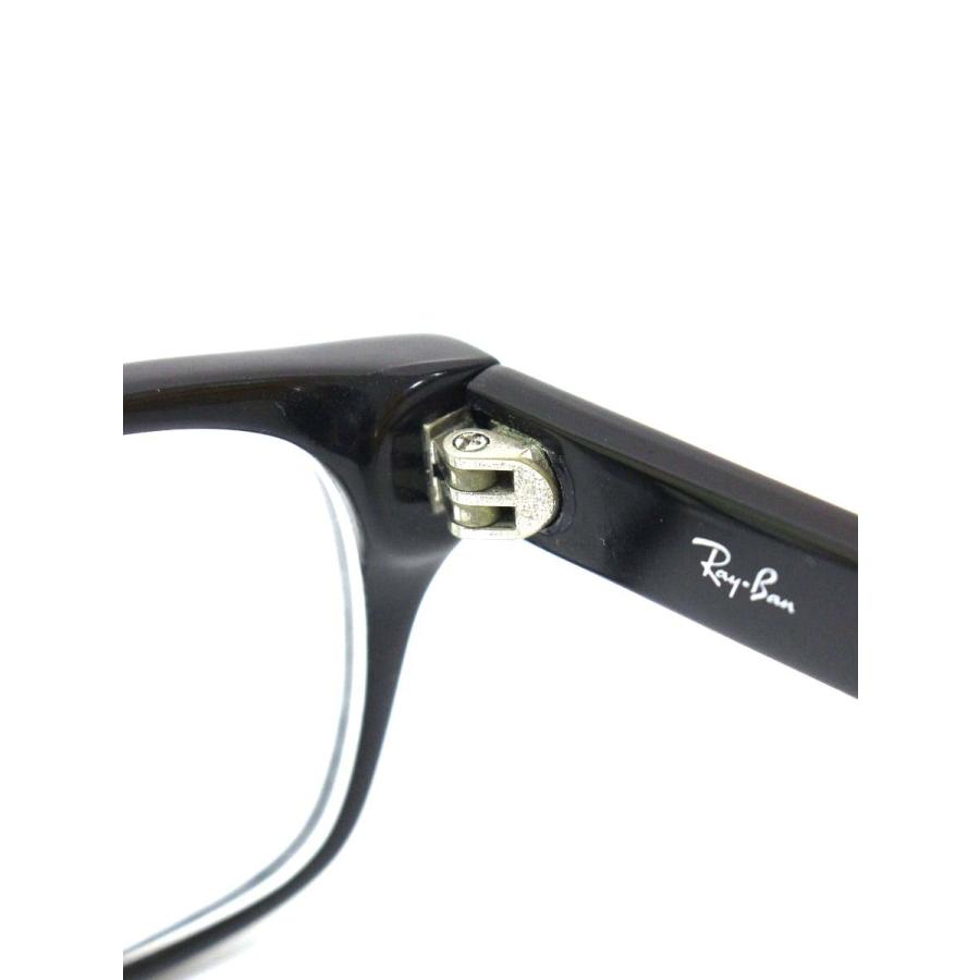 レイバン RB5222 メガネ ブラック セルフレーム フルリム ウェリントン  