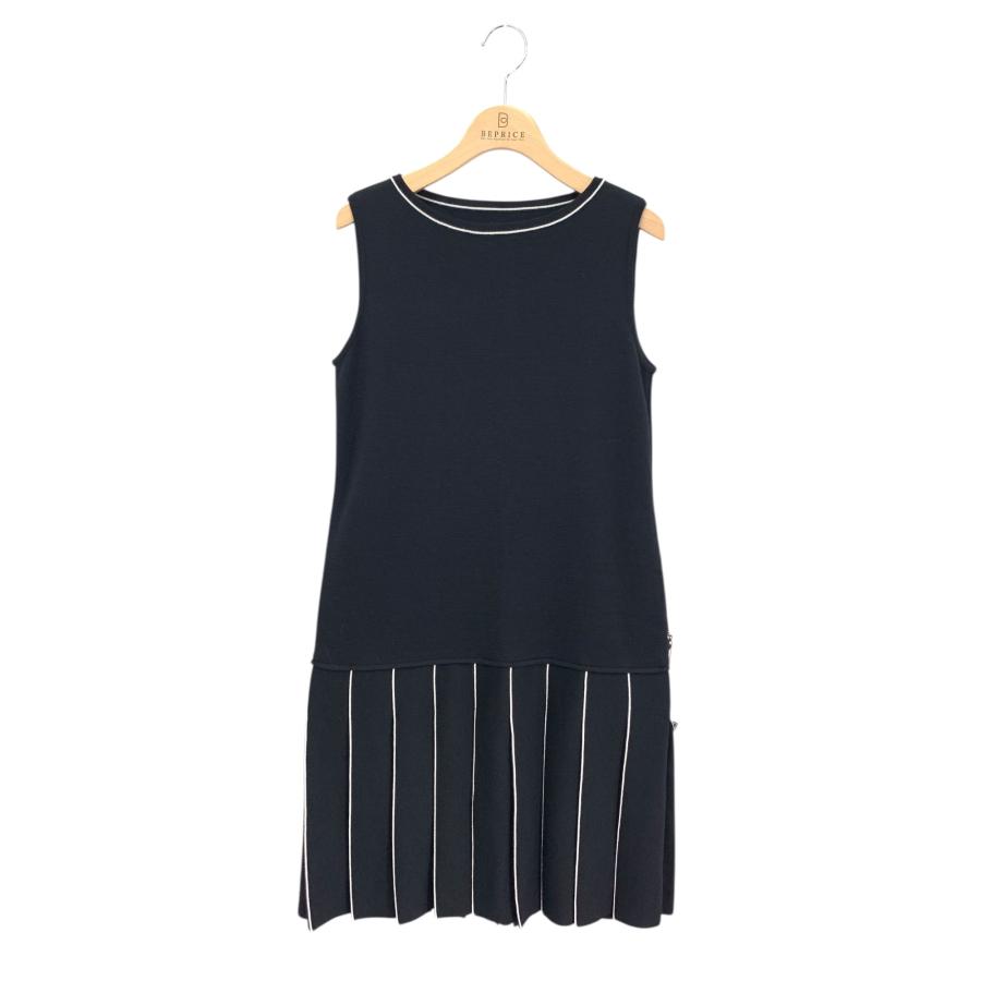 フォクシーブティック Knit Dress 40192 ワンピース 38 ブラック