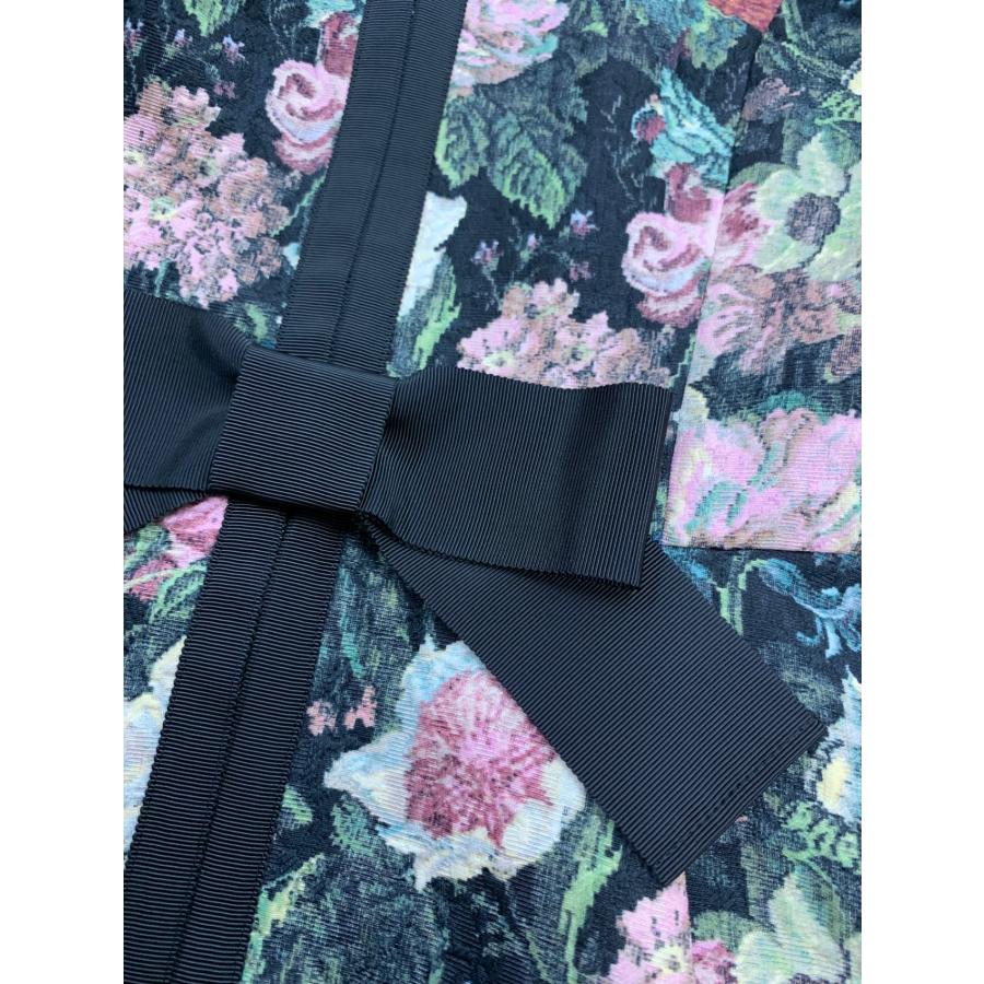 エムズグレイシー ゴブラン調プリントドレス 511523 40 マルチカラー