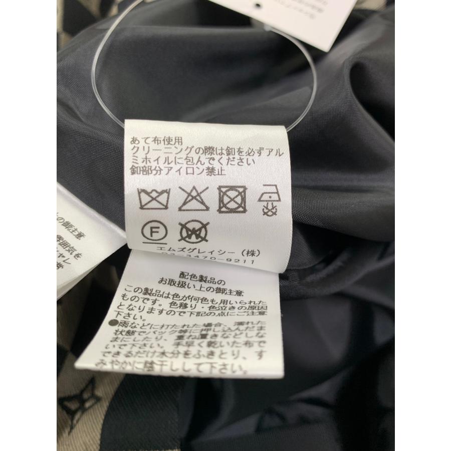 エムズグレイシー 市松柄ロゴ入りジャガードドレス 611112 ワンピース