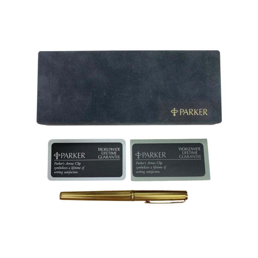 パーカー 万年筆 プリミア ゴールドグレンドルジュ XF 18K