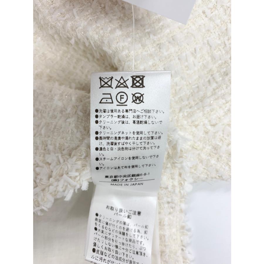 え*ん様 フォクシー　ホワイト 七分袖 ボレロ　38 フォクシーブティック Bolero Brighton 44178 ボレロ 40 アイボリー