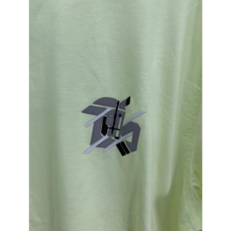 エルメス Tシャツ ミニレザーパッチ L イエロー レザー コットン 2023  