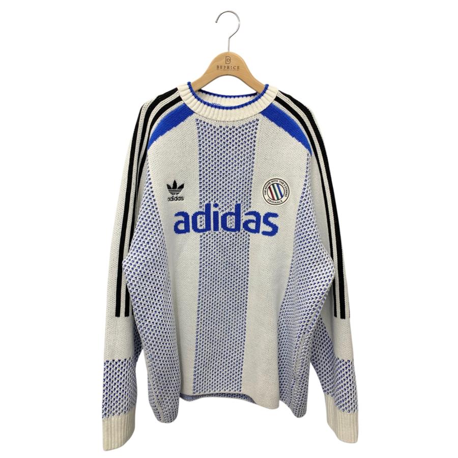 新品2XL  アディカラー ストライプニットセーター JL8361 アディダス アディカラー ストライプニットセーター JL8361 2IS003 XL
