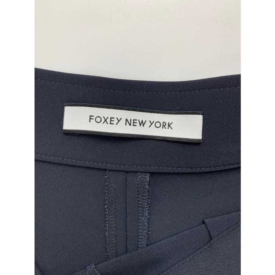 フォクシーニューヨーク Pants 37354 ワイドパンツ 40 ネイビー 