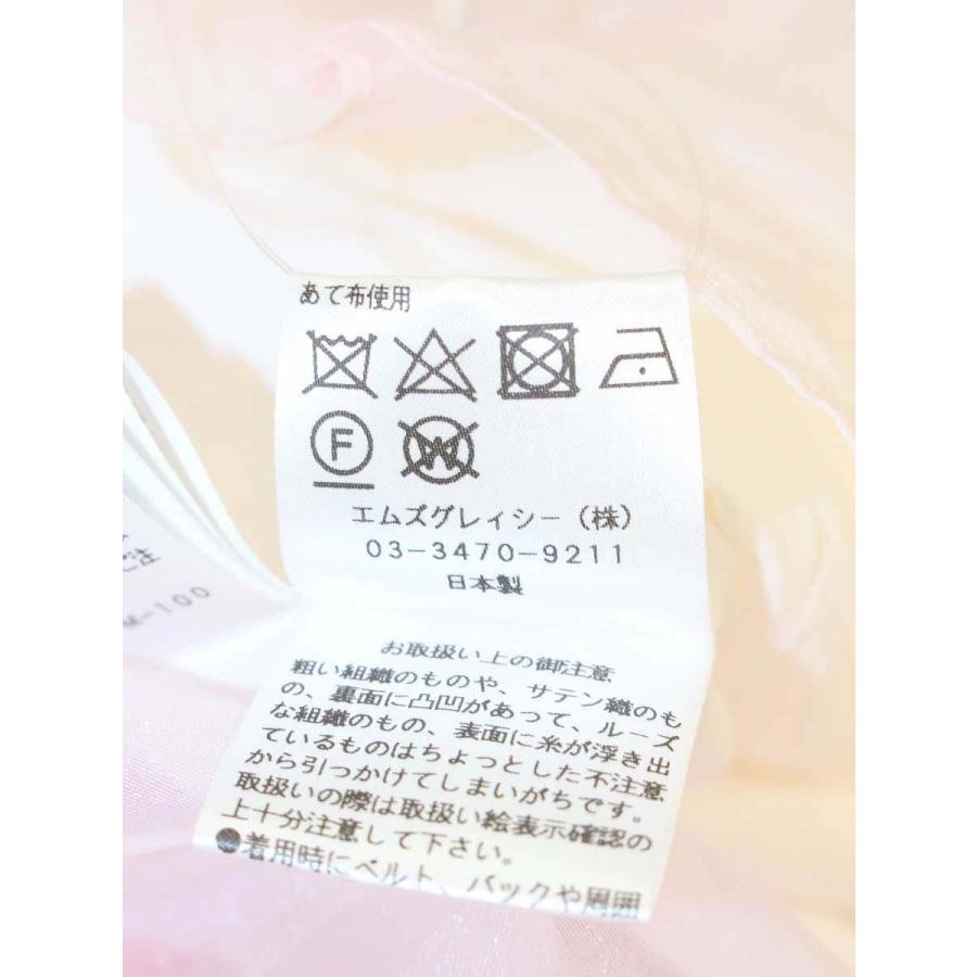 エムズグレイシー Organdy Flower Dress 911111 ワンピース 38 ピンク