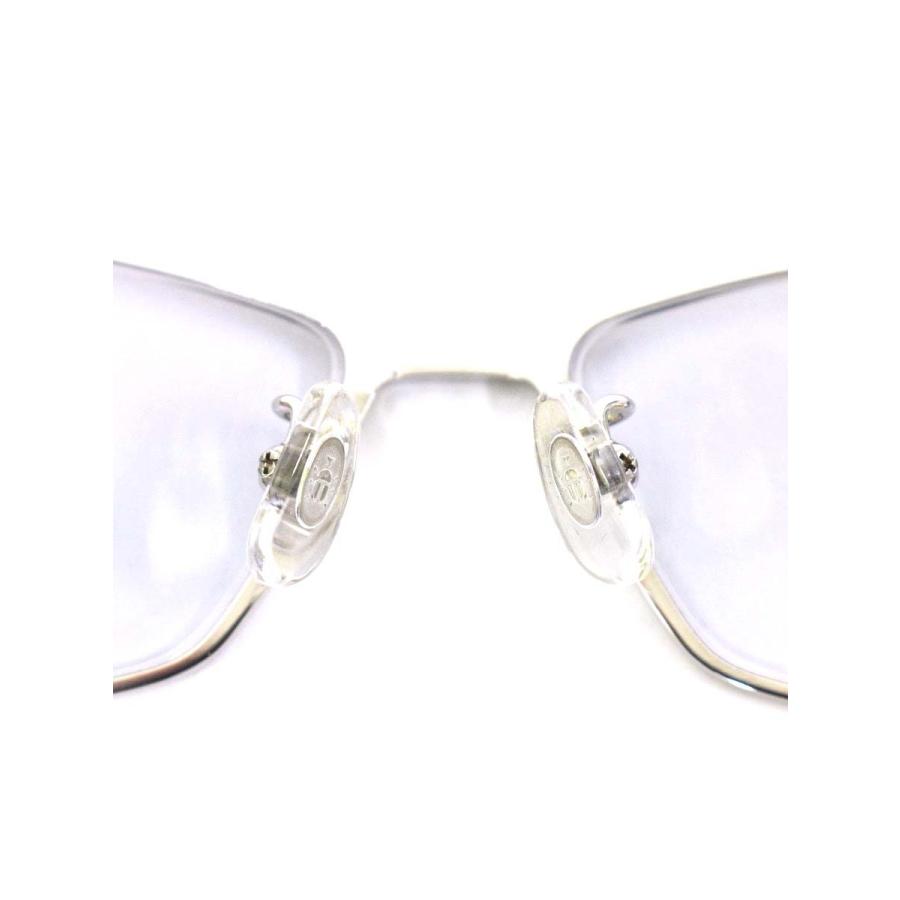 サムライ翔 SS-T30 メガネ シルバー/ネイビー メタルフレーム スクエア