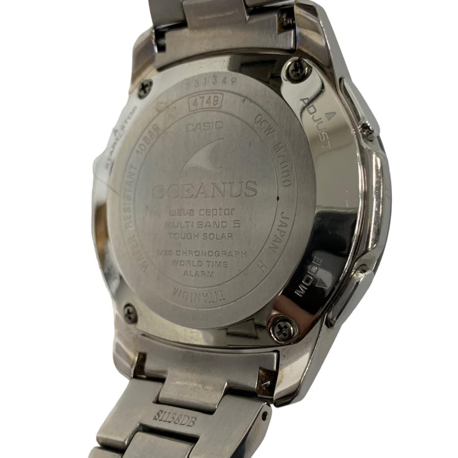カシオ OCEANUS OCW-M7000 腕時計 シルバー オシアナス チタン カシオ OCEANUS OCW-M7000 腕時計 シルバー オシアナス チタン