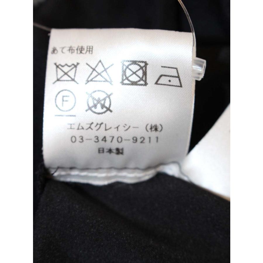 エムズグレイシー 011122 ワンピース 40 ブラック フラワーモチーフ